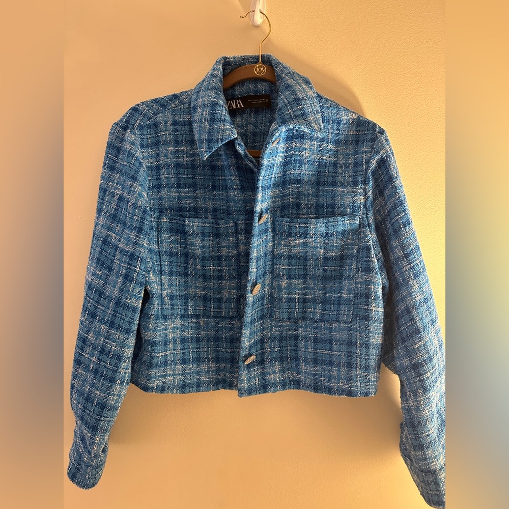 Zara Tweed/Plaid Jacket